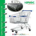 unfolding Style and Steel Material french shopping trolley